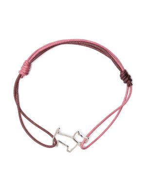 Aliita 9kt white gold Perrito bracelet - Pink