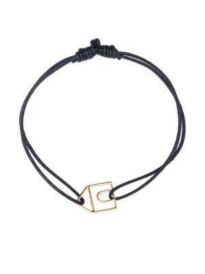 Aliita 9kt yellow gold Casita bracelet - Black