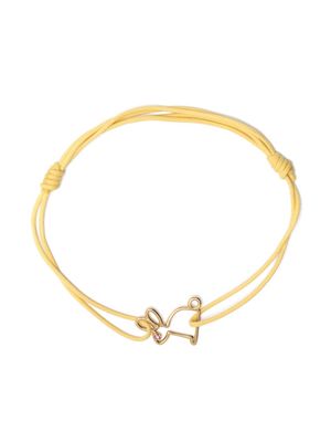 Aliita 9kt yellow gold Conejito sapphire bracelet