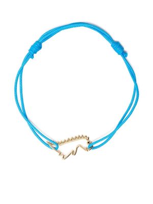 Aliita 9kt yellow gold Dino cord bracelet