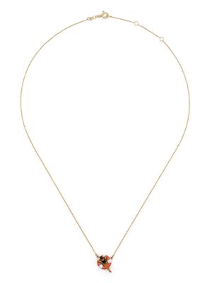 Aliita 9kt yellow gold Flotadora necklace