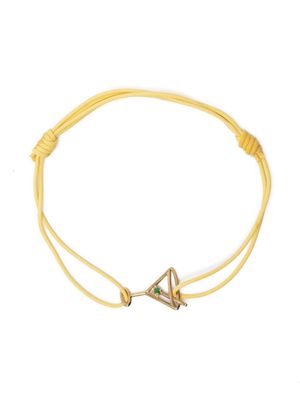 Aliita 9kt yellow gold Martini Esmeralda emerald bracelet