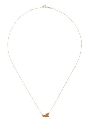Aliita 9kt yellow gold Perrito necklace