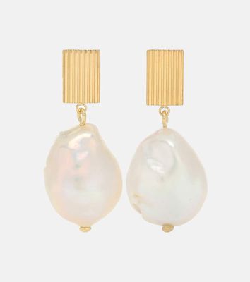 Aliita Barroco 9kt gold and pearl earrings