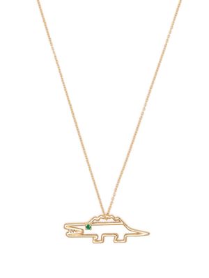 Aliita Croc-pendant necklace - Gold