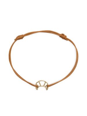 Aliita croissant cord bracelet - Brown