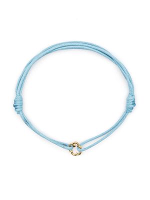 Aliita flower-charm cord bracelet - Blue