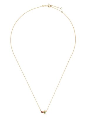 Aliita gemstone-embellished necklace - Gold