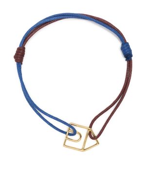 Aliita house-charm cord bracelet - Blue