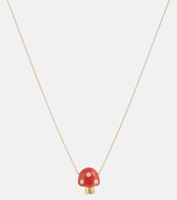 Aliita L'Amanita 9kt gold and coral necklace
