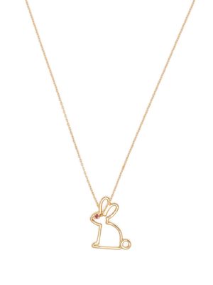 Aliita Rabbit-pendant necklace - Gold