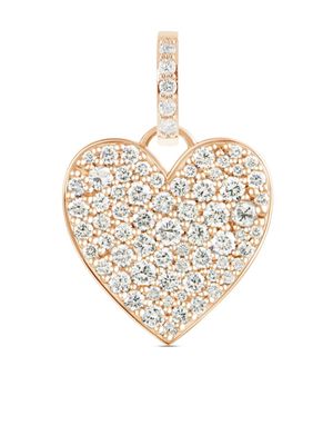 ALINKA 18kt rose gold Caviar Heart diamond pendant