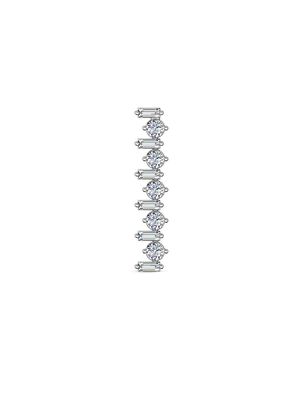 ALINKA 18kt white gold AMALFI diamond drop right earring - Silver
