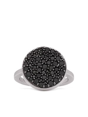 ALINKA 18kt white gold Black Caviar diamond ring - Silver