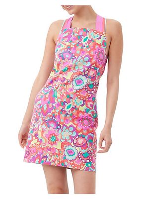 Alivia Floral Apron Dress