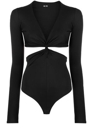 ALIX NYC cut-out long-sleeve top - Black
