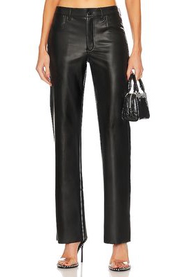 ALIX NYC Jay Faux Leather Pant in Black