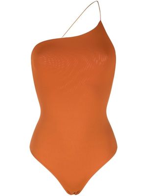 ALIX NYC one-shoulder spaghetti-strap bodysuit - Orange