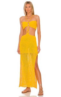 Alix Pinho Dune Dress in Yellow