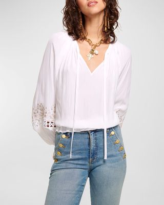 Alizee Embroidered Blouse
