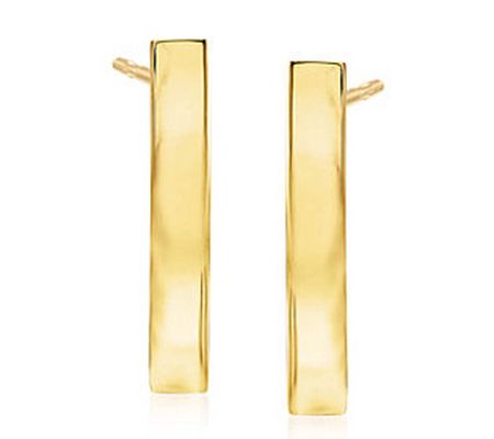 Alkeme 10K Gold Bar Earrings - Hana