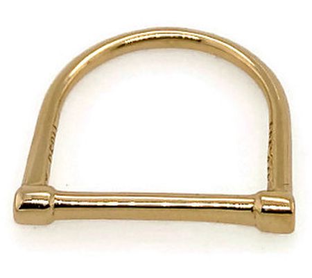 Alkeme 14K Gold Polished Equestrian Ring
