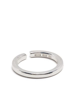 All Blues polished thin-band ring - Silver
