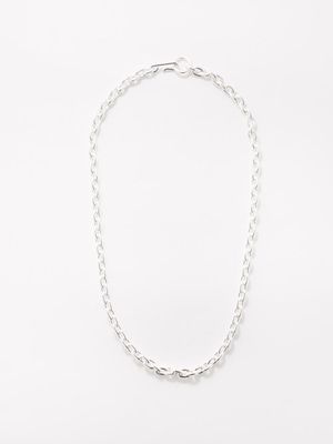 All Blues - Standard Sterling-silver Necklace - Mens - Silver