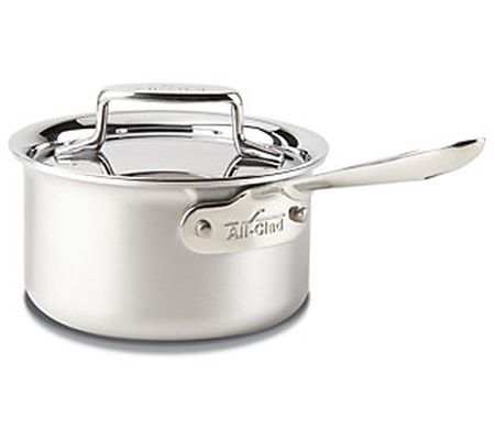 All-Clad 1.5-qt D5 Stainless Brushed  Sauce Pan with Lid