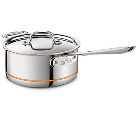 All-Clad 3-qt Copper Core Sauce Pan with Lid