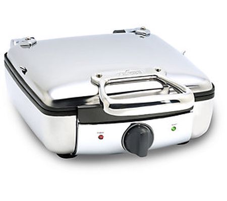 All-Clad Belgian Stainless Steel 4 Slice Waffle Maker