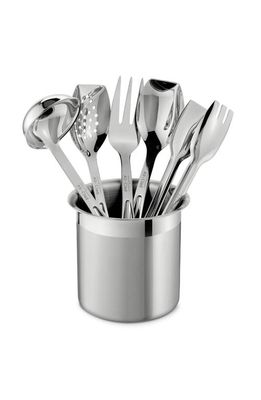 All-Clad Cook & Serve 6-Piece Kitchen Tool Set in Silver