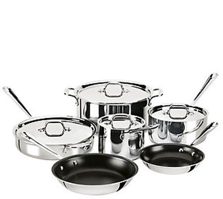 All-Clad Stainless Steel 10-Piece Nonstick Cook ware Set