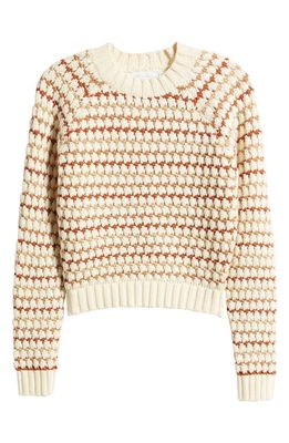 All in Favor Stripe Sweater in Cream Oat