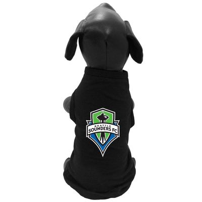 ALL STAR DOGS Green Seattle Sounders FC Pet T-Shirt in Black