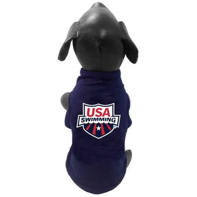 ALL STAR DOGS Navy USA Swimming Pet T-Shirt