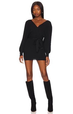 ALL THE WAYS Deena Sweater Dress in Black