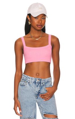 ALL THE WAYS Shelby Super Crop Top in Pink