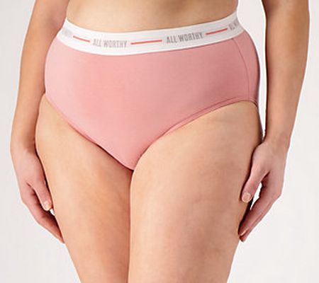 All Worthy Set of 3 Cotton Brief Panties