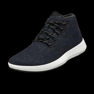 Allbirds Men's Wool Runner, up Mizzles - Natural Black