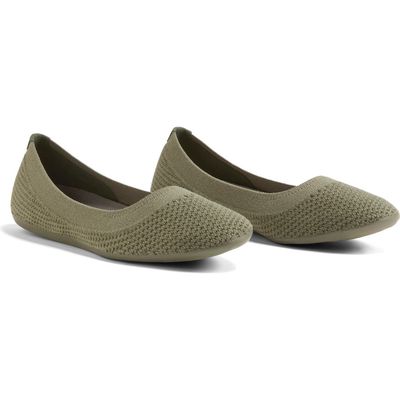 Allbirds Tree Breezer Ballet Flat in Rugged Green