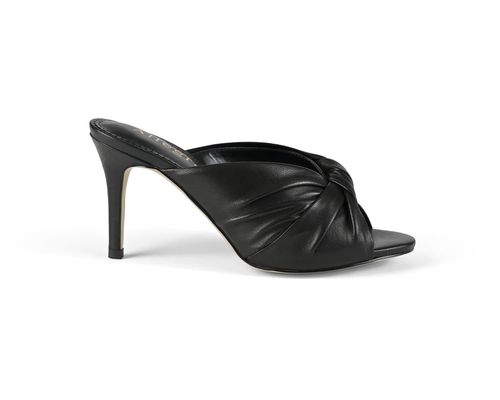 Allegra James Women's Amo Twist Sandal Heel in Black