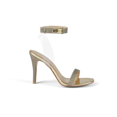 Allegra James Women's Disco Illusion Sandals in Gold