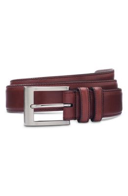 Allen Edmonds Basic Wide Leather Belt in Oxblood