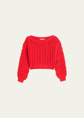 Allene Cable-Knit Sweater