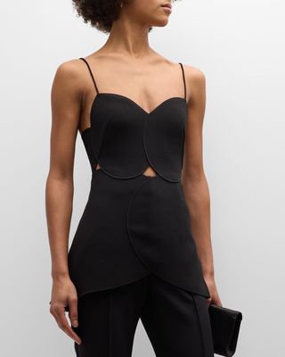 Allister Fitted Tie-Back Top