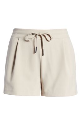 AllSaints Aleida Drawstring Shorts in Pale Taupe