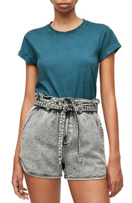 AllSaints Anna Cotton T-Shirt in Sail Blue
