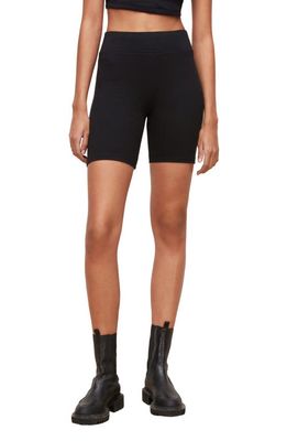AllSaints Ariel Jamie Bike Shorts in Black