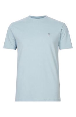 AllSaints Brace Tonic Crewneck T-Shirt in Cloudy Blue